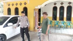 Berikan Imbauan kantibmas kepada warga di lakukan personil Polsek Kapuas Tengah.