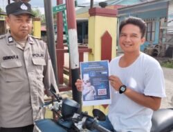 Polsek Laung Tuhup Sosialisasikan Aplikasi Super App Polri dan Call Center 110 Kepada Warga