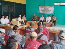 Danramil 1009-02/Pelaihari Hadiri Pelantikan dan Pengambilan Sumpah Perangkat Desa Ambungan