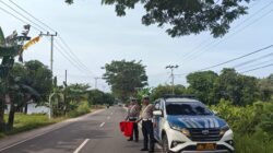 Antisipasi Lakalantas, Satlantas Polres Kapuas Pantau Arus Lalu Lintas Lingkar Luar Kota