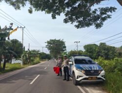 Antisipasi Lakalantas, Satlantas Polres Kapuas Pantau Arus Lalu Lintas Lingkar Luar Kota
