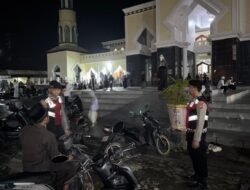 Cegah Gangguan Kamtibmas Ibadah Tarawih, Polres Murung Raya Amankan Masjid Al Istiqlal