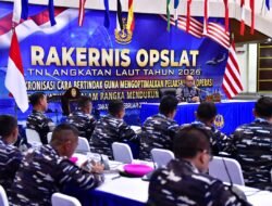 Perkuat Kesiapan Operasi dan Latihan, Kodaeral XII Aktif dalam Rakernis Opslat TNI AL 2026*