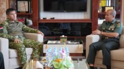 Akhiri Tugas di Ufuk Timur, Pangdam XII/Tpr Kunjungi Pangdam XVII/Cen