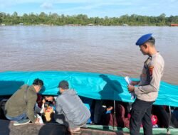 Utamakan Keselamatan Sampai Tujuan, Satpolairud Polres Barsel Imbau Penumpang Speed Boat