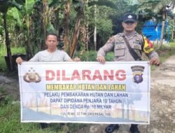 Antisipasi Karhutla, Personel Polsek Dusun Hilir Gencar Berikan Imbauan Kepada Warga