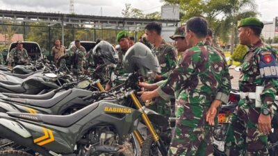 Pasi Intel Kodim 1009/Tanah Laut Pimpin Pengecekan Kendaraan Dinas, Tekankan Disiplin dan Perawatan Berkala