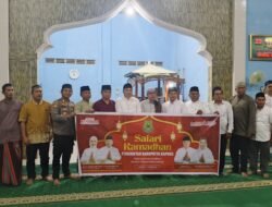 KAPOLSEK KAPUAS TENGAH HADIRI SAFARI RAMADHAN PEMERINTAH KABUPATEN KAPUAS 1447 H/2026 M DI MASJID BAITUL GHAFUR DESA BUHUT JAYA