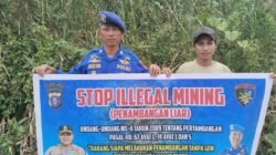 Satpolairud Polres Kapuas Laksanakan Patroli Perairan, Beri Imbauan Stop Penambangan Liar Di DAS Kapuas