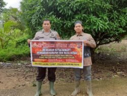 Bhabinkamtibmas Batu Karang Gencarkan Sosialisasi Larangan Karhutla