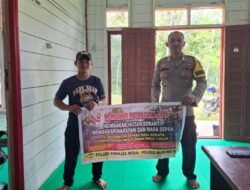 Sosialisasi Larangan Aksi Karhutla Di Tumbang Kolon