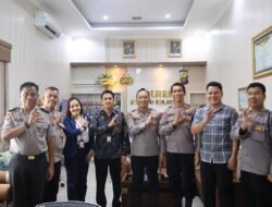 Perkuat Kemitraan, Kapolres Barsel Sambut Hangat Silaturahmi Pimcab BRI Kacab Buntok