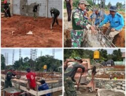 Tak Ada Hari Libur, Pengerjaan Koperasi Desa/Kelurahan Merah Putih Kodim 1009/Tanah Laut Terus Dikebut