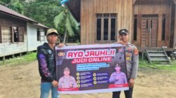 Perangi Judi Online dan Narkoba, Polsek Rungan Gencarkan Edukasi Warga Jakatan Raya