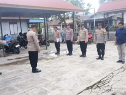 Pelaksanaan Apel Pagi Polsek Kapuas Barat Polres Kapuas