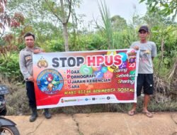 Polsek Kapuas Barat Rutin Berikan Imbauan Stop Hoax, Pornografi, Ujaran Kebencian dan Sara Kepada Warga