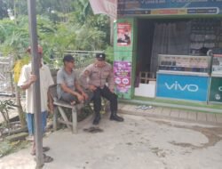 Polsek Kapuas Barat Gelar Patroli Dialogis Ajak Warga Jaga Kamtibmas