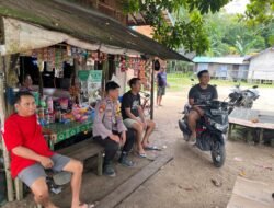 Wujud Kehadiran Negara, Polsek Rungan Pastikan Jakatan Raya Aman Lewat Patroli Humanis