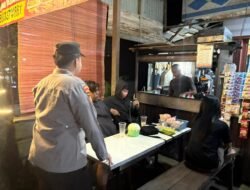 Pastikan Jakatan Raya Aman Terkendali, Polsek Rungan Rutin Patroli KRYD Malam Hari