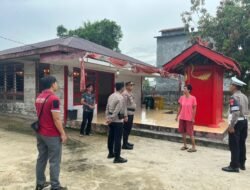 Patroli Kamtibmas Imlek 2026, Polisi Amankan Klenteng di Sukamara