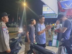 Persempit Ruang Gerak Kriminalitas, Polsek Rungan Masifkan Patroli KRYD di Jakatan Raya