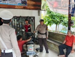 Polres Seruyan Gelar Patroli Dialogis Presisi, Sambangi Bengkel di Desa Persil Raya