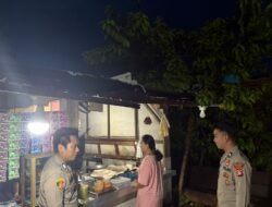 Polsek Kahut Pastikan Malam di Tumbang Miri Tetap Kondusif Lewat Patroli Sambang Warga