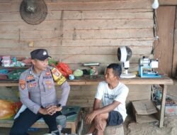 Jaga Keamanan Wilayah, Personel Piket Polsek Permata Kecubung Turun ke Lapangan