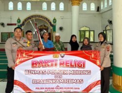 Gelar Bakti Religi Ramadhan, Polsek Murung Kurve Di Tempat Ibadah