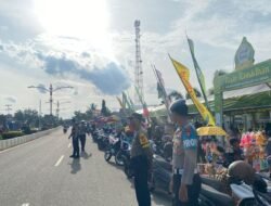 Jelang Berbuka Puasa, Polres Murung Raya Amankan Pasar Ramadhan
