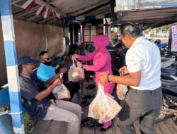 Satresnarkoba Polres Murung Raya Bagikan Takjil di Pangkalan Ojek