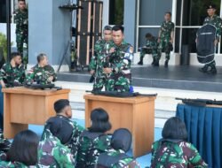 Asah Keterampilan dan Kesiapsiagaan Prajurit, Kodaeral XII Gelar Latihan Senjata