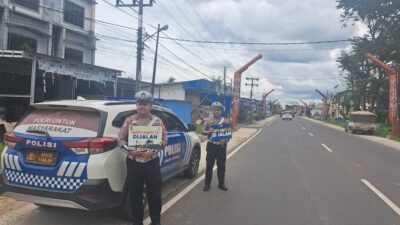Wujudkan Kamseltibcarlantas Kondusif, Satlantas Polres Kapuas Antisipasi Balapan Liar.