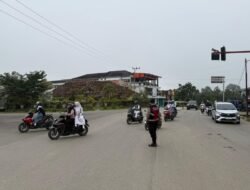 Pagi Semangat, Sat Samapta Polres Murung Raya Laksanakan Gatur Di Jalan Raya