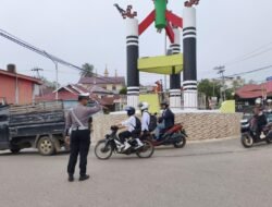 Pastikan Kamseltibcarlantas Kondusif Di Pagi Hari, Satlantas Polres Murung Raya Laksanakan Gatur