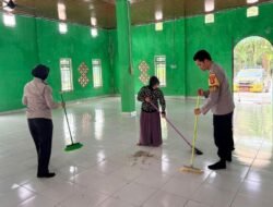 Bakti Religi Ramadhan, Polsek Murung Kurve Di Masjid Al Hikmah Danau Usung