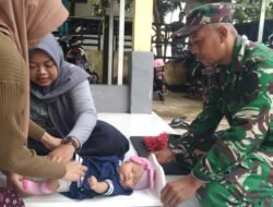 Serka Edi Mulyanto Kawal Posyandu, 23 Balita dan 3 Ibu Hamil Terlayani