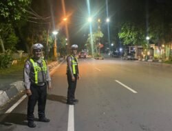 Antisipasi Balapan Liar, Satlantas Polres Kapuas Patroli malam