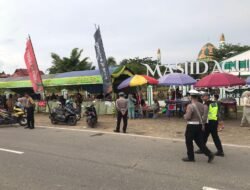 Pastikan Kondusif, Polres Murung Raya Pam di Pasar Ramadhan 1447 H