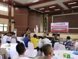 Optimalkan Kesiapan Pengamanan Lebaran Dan Arus Mudik, Polres Barsel Gelar Rakor Lintas Sektoral