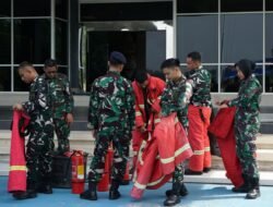 Terus Asah Kesiapsiagaan, Prajurit Kodaeral XII Gelar Latihan Pengamanan Markas