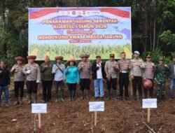 Dukung Swasembada Pangan, Polres Murung Raya Tanam Jagung Serentak Kuartal I Tahun 2026 Di Kecamatan Tanah Siang