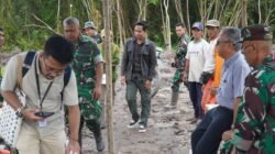 Danramil 07/Teluk Keramat Dampingi Kunjungan Irjenad Kementan RI Pengecekan Cetak Sawah Rakyat di Kecamatan Galing