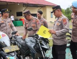 Bag Logistik Polres Murung Raya Cek Kondisi Ranmor Dinas Polres dan Polsek Jajaran