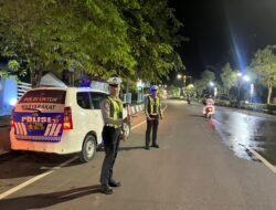 Antisipasi Balapan Liar, Satlantas Polres Kapuas Patroli malam
