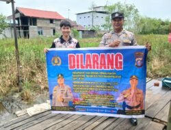 Cegah Perusakan Ekosistem Perairan, Polsek Kapuas Timur Sosialisasikan Bahaya Illegal Fishing untuk Keberlanjutan
