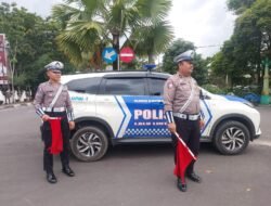 Antisipasi Lakalantas, Satlantas Polres Kapuas Pantau Arus Lalu Lintas Lingkar Luar Kota