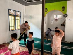 Bakti Religi, Bhabinkamtibmas Polsek Murung Kurve Di Mushala Al Maknun Batu Putih