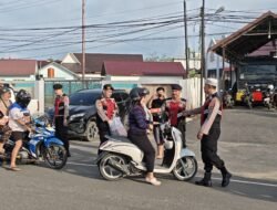 Peringati HUT ke-74 Korps Sabhara Polri, Sat Samapta Polres Murung Raya Berbagi Takjil Ramadhan