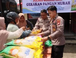 Polres Murung Raya Gelar Gerakan Pangan Murah Serentak Jelang Lebaran